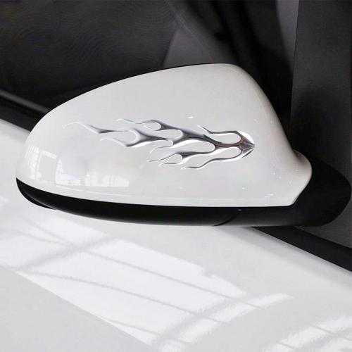 Flame Pattern Car Stickers(Silver) Flame Pattern Car Stickers(Silver)