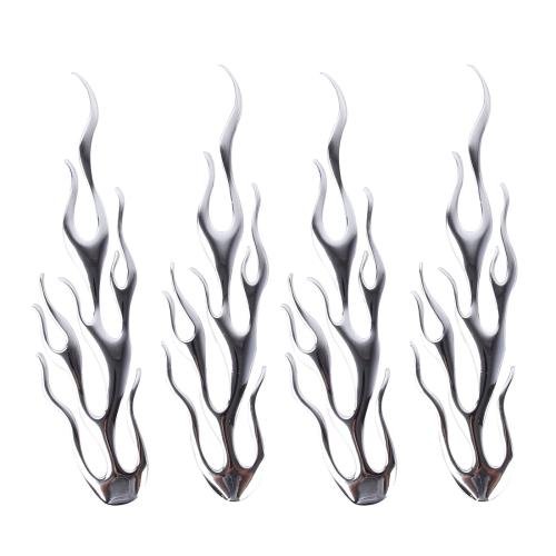 Flame Pattern Car Stickers(Silver) Flame Pattern Car Stickers(Silver)