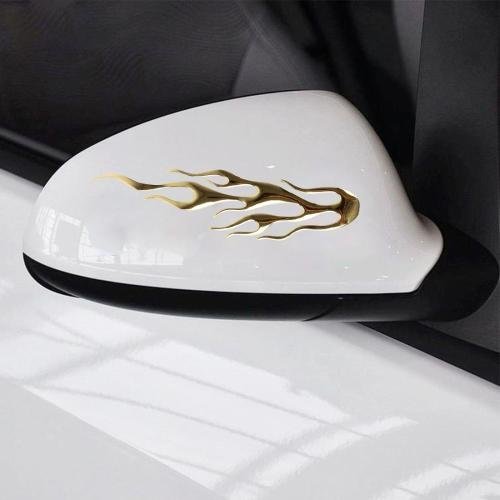 Flame Pattern Car Stickers(Gold) Flame Pattern Car Stickers(Gold)