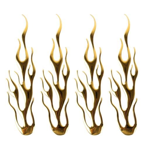 Flame Pattern Car Stickers(Gold) Flame Pattern Car Stickers(Gold)