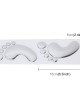 A Pair 3D Soft Rubber Car Stickers Feet Car Sticks Small Footprints Car Stickers Decorative Sticker(Silver),Size: 16 x 6cm A Pair 3D Soft Rubber Car Stickers Feet Car Sticks Small Footprints Car Stickers Decorative Sticker(Silver),Size: 16 x 6cm