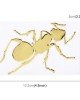 Ant Shape Car Plastic Decorative Sticker, Size: 12.3 x 8cm(Gold) Ant Shape Car Plastic Decorative Sticker, Size: 12.3 x 8cm(Gold)