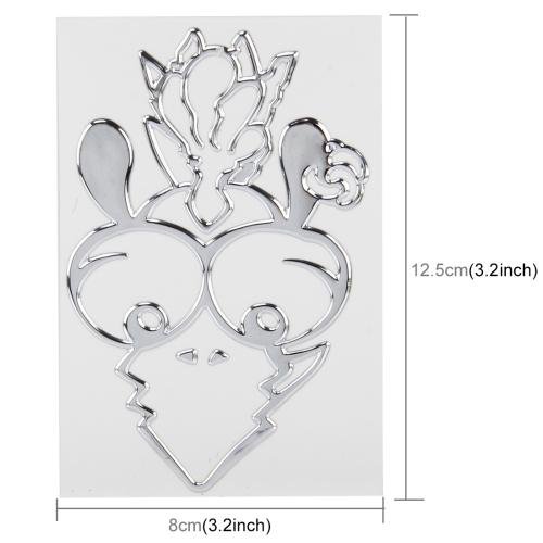 Elf Shape Car Plastic Decorative Sticker,Size: 8 x 12.5 cm Elf Shape Car Plastic Decorative Sticker,Size: 8 x 12.5 cm