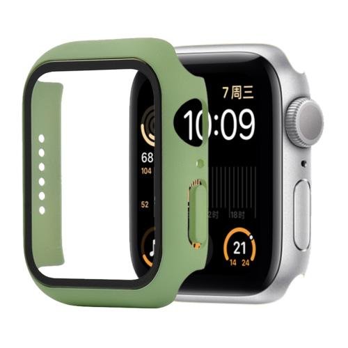 Shockproof PC+Tempered Glass Protective Case with Packed Carton For Apple Watch Series 6 & SE & 5 & 4 44mm(Mint Green) Shockproof PC+Tempered Glass Protective Case with Packed Carton For Apple Watch Series 6 & SE & 5 & 4 44mm(Mint Green)