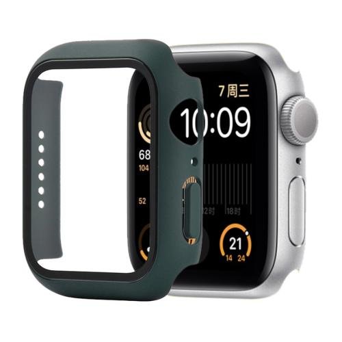 Shockproof PC+Tempered Glass Protective Case with Packed Carton For Apple Watch Series 6 & SE & 5 & 4 40mm(Dark Green) Shockproof PC+Tempered Glass Protective Case with Packed Carton For Apple Watch Series 6 & SE & 5 & 4 40mm(Dark Green)