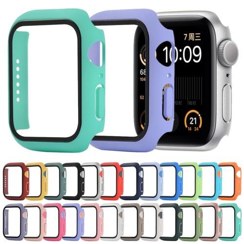 Shockproof PC+Tempered Glass Protective Case with Packed Carton For Apple Watch Series 6 & SE & 5 & 4 40mm(Ice Sea Blue) Shockproof PC+Tempered Glass Protective Case with Packed Carton For Apple Watch Series 6 & SE & 5 & 4 40mm(Ice Sea Blue)