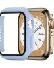 Shockproof PC+Tempered Glass Watch Protective Case For Apple Watch Series 8&7 45mm(Ice Sea Blue) Shockproof PC+Tempered Glass Watch Protective Case For Apple Watch Series 8&7 45mm(Ice Sea Blue)