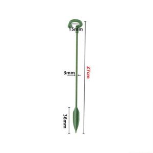10pcs Plant Potted Flower Shape Support Rod Fixed Anti-lodging Leaf Guard Frame, Size:27cm