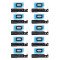 10 PCS Earpiece Receiver Mesh Cover + Earpiece Receiver Adhesive Sticker for iPhone 7