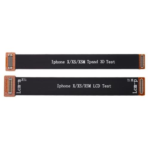 1 Pair LCD Display Screen Extension Testing Flex Cable for iPhone XS / XS Max 1 Pair LCD Display Screen Extension Testing Flex Cable for iPhone XS / XS Max