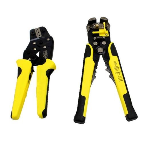 0.25-6.0mm Multi-function Wire Stripper + Carbon Steel Crimping Pliers + Storage Bag Tools Set 0.25-6.0mm Multi-function Wire Stripper + Carbon Steel Crimping Pliers + Storage Bag Tools Set