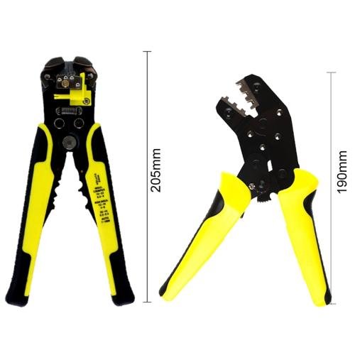 0.25-6.0mm Multi-function Wire Stripper + Carbon Steel Crimping Pliers + Storage Bag Tools Set 0.25-6.0mm Multi-function Wire Stripper + Carbon Steel Crimping Pliers + Storage Bag Tools Set