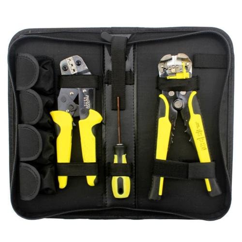 0.25-6.0mm Multi-function Wire Stripper + Carbon Steel Crimping Pliers + Storage Bag Tools Set 0.25-6.0mm Multi-function Wire Stripper + Carbon Steel Crimping Pliers + Storage Bag Tools Set