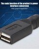 USB Female to 5.5 x 2.1mm Female Plug Adapter Connector USB Female to 5.5 x 2.1mm Female Plug Adapter Connector