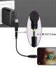 USB Male to 5.5 x 2.1mm Female Plug Adapter Connector