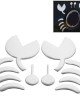 3D Crab Pattern Auto Emblem Logo Decoration Car Sticker, Size: 10cm x 8cm (approx.)(Silver) 3D Crab Pattern Auto Emblem Logo Decoration Car Sticker, Size: 10cm x 8cm (approx.)(Silver)