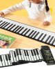 88 Keys Portable MIDI Silicone Flexible Roll Up Piano, Keyboard: 133 x 14.2 x 0.6cm 88 Keys Portable MIDI Silicone Flexible Roll Up Piano, Keyboard: 133 x 14.2 x 0.6cm