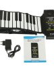 88 Keys Portable MIDI Silicone Flexible Roll Up Piano, Keyboard: 133 x 14.2 x 0.6cm 88 Keys Portable MIDI Silicone Flexible Roll Up Piano, Keyboard: 133 x 14.2 x 0.6cm