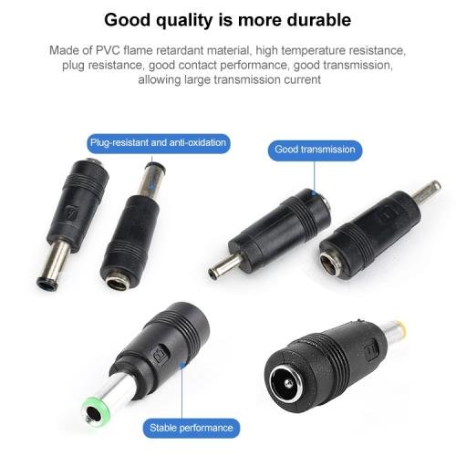 (4.75+4.2)x1.6mm Bullet Head DC Male to 5.5 x 2.1mm DC Female Power Plug Tip for HP Laptop Adapter (4.75+4.2)x1.6mm Bullet Head DC Male to 5.5 x 2.1mm DC Female Power Plug Tip for HP Laptop Adapter