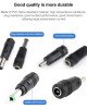 (4.75+4.2)x1.6mm Bullet Head DC Male to 5.5 x 2.1mm DC Female Power Plug Tip for HP Laptop Adapter (4.75+4.2)x1.6mm Bullet Head DC Male to 5.5 x 2.1mm DC Female Power Plug Tip for HP Laptop Adapter