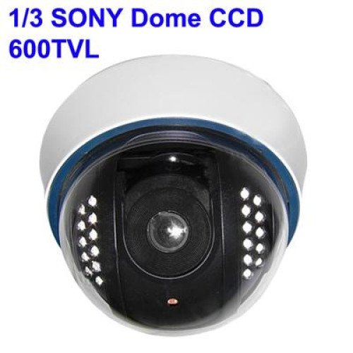 1/3 SONY Color 600TVL Dome CCD Camera, IR Distance: 15m 1/3 SONY Color 600TVL Dome CCD Camera, IR Distance: 15m