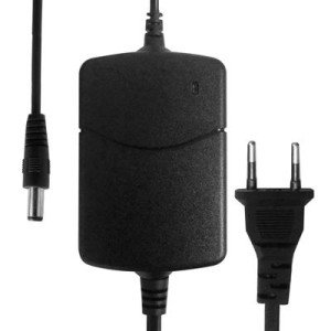 AC / DC Adapter 12V 1A for CCD Cameras, Output Tips: 5.5 x 2.1mm(Black)