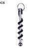 2 PCS Outdoor Creative Corkscrew Pocket Red Wine Tool Key Ring (OPP Bag) 2 PCS Outdoor Creative Corkscrew Pocket Red Wine Tool Key Ring (OPP Bag)