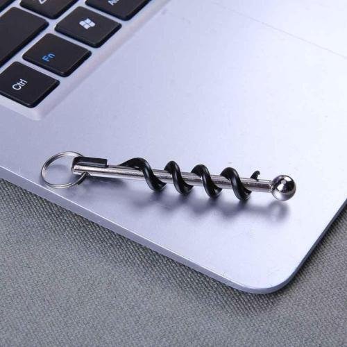 2 PCS Outdoor Creative Corkscrew Pocket Red Wine Tool Key Ring (OPP Bag) 2 PCS Outdoor Creative Corkscrew Pocket Red Wine Tool Key Ring (OPP Bag)