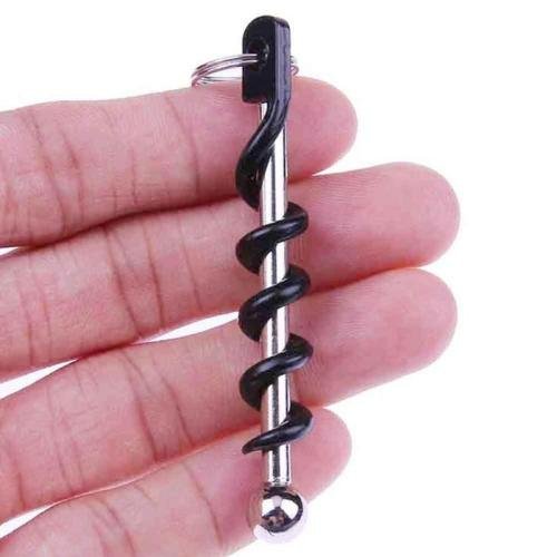 2 PCS Outdoor Creative Corkscrew Pocket Red Wine Tool Key Ring (OPP Bag) 2 PCS Outdoor Creative Corkscrew Pocket Red Wine Tool Key Ring (OPP Bag)