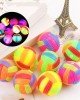 10 PCS Luminous Volleyball Bouncy Ball Massage Ball Whistle Thorn Ball, Random Color Delivery, Diameter: 7.5cm 10 PCS Luminous Volleyball Bouncy Ball Massage Ball Whistle Thorn Ball, Random Color Delivery, Diameter: 7.5cm