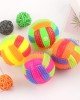 10 PCS Luminous Volleyball Bouncy Ball Massage Ball Whistle Thorn Ball, Random Color Delivery, Diameter: 7.5cm 10 PCS Luminous Volleyball Bouncy Ball Massage Ball Whistle Thorn Ball, Random Color Delivery, Diameter: 7.5cm