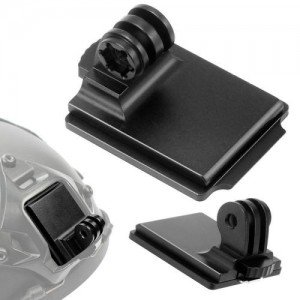 Classic Version Helmet Base Adapter Fixed Mount Hunting CS NVG Bracket for GoPro Hero11 Black / HERO10 Black /9 Black /8 Black /7 /6 /5 /5 Session /4 Session /4 /3+ /3 /2 /1, DJI Osmo Action and Other Action Cameras