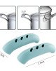 1 Pair Silicone Pot Handle Insulation Cover Iron Pot Handle Cover(Red)