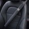  50cm Crown Carbon Fiber Car Leather Seat Belt Cover Shoulder Pads For Trucks