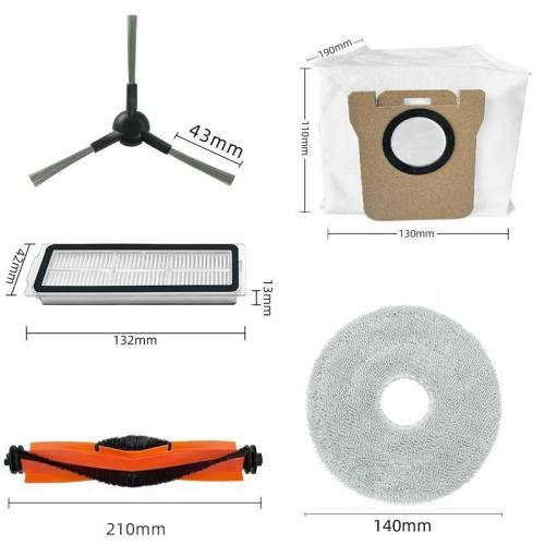 4pcs Filter For Xiaomi Robot Vacuum X20 Max Parts Accessories