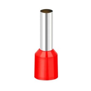 1000pcs /Pack Tube Type Cold Pressed Terminal SV RV Copper Terminal Head, Random Color Delivery, Model: E0508